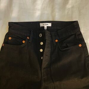 Re/Done Black Denim